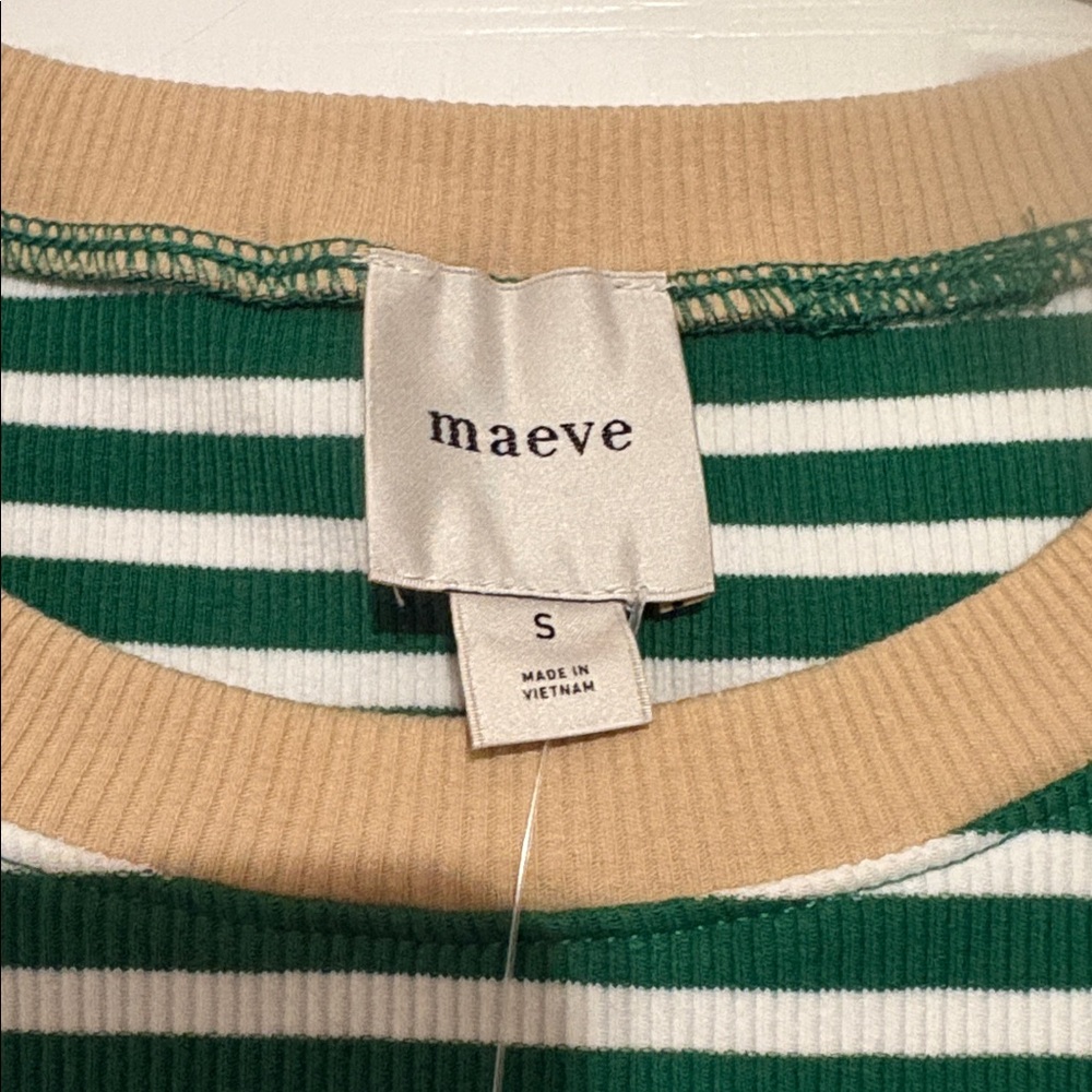 Maeve Puff-Sleeve Striped Top from Anthropologie - Picture 6 of 6